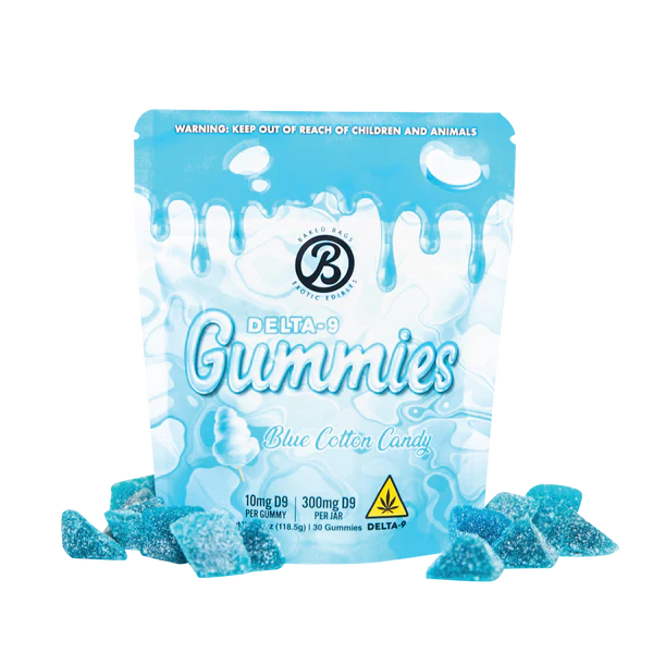 Baked Bags Gummies Blue Cotton Candy Comprar