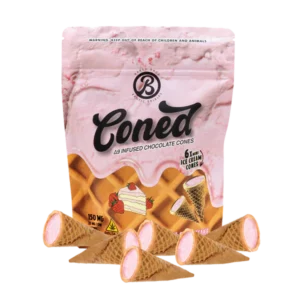 Pastel de Fresa Extra Fuerte Comestible | Baked Bags Coned